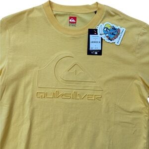 Quicksilver Men’s T-Shirt‎ Yellow Size Medium NWT’S Golden Haze Surf/Skate